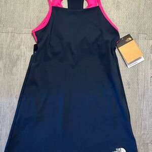 The North Face Dark Blue and Pink Athletic Dress